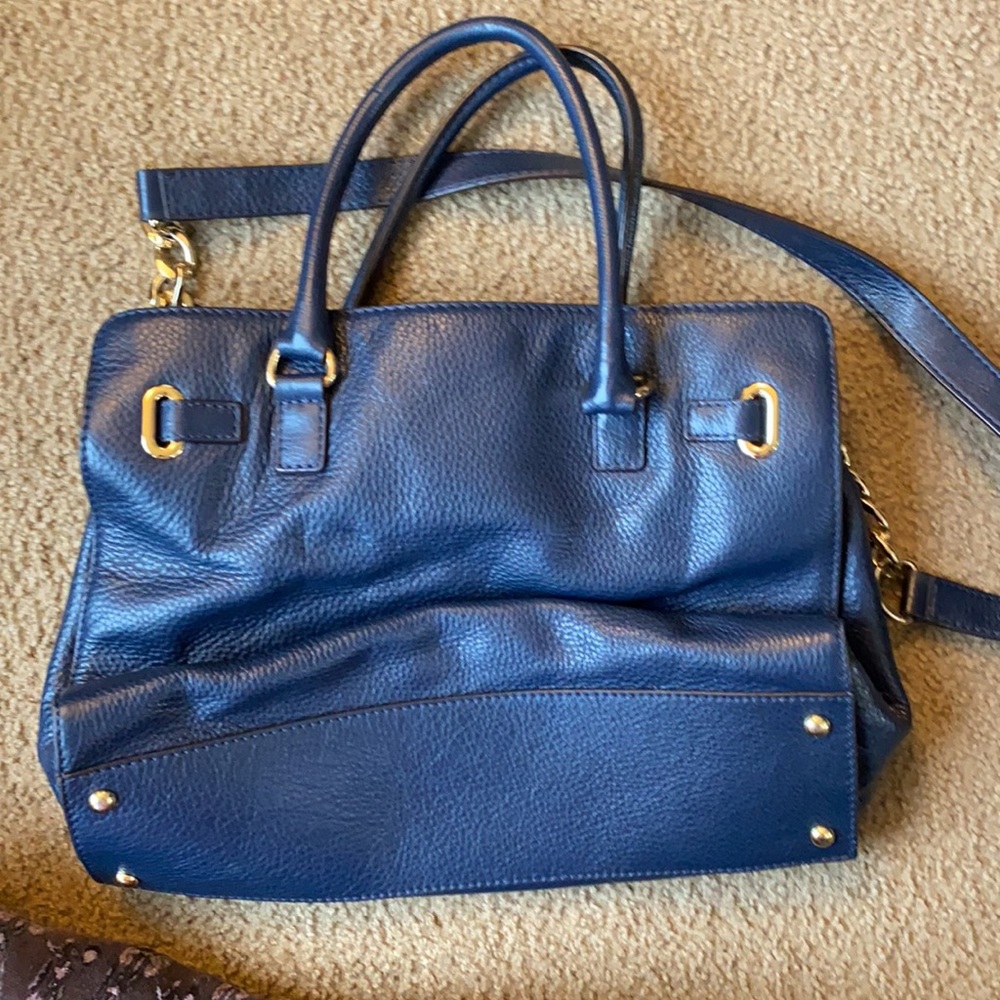 Gently usedBlue Michael Kors purse - Picture 3 of 4